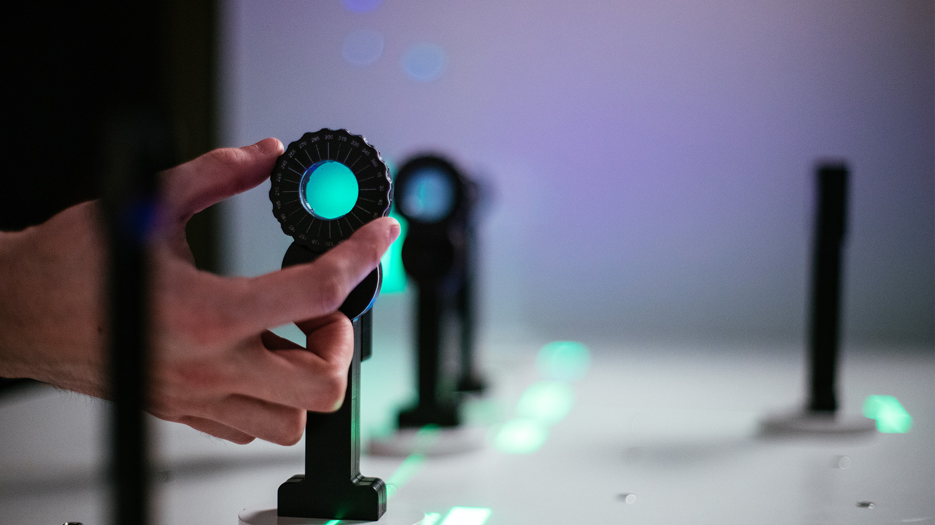 Expérience d'optique
